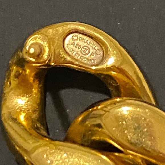 CHANEL Jewelry Chanel Gold Chain Link Earrings 2p Poshmark